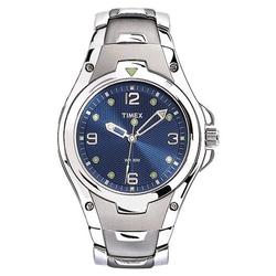 Timex Womens Fashion, Stainless Steel Band, Blue Dial