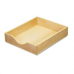 Carver Wood Products Wood Desk Tray, Letter Size, Solid Oak (CVRCW07211)