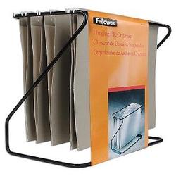 Fellowes Manufacturing Workstation® Wire Hanging File Frame, Letter Size, Black, with 5 Folders (FEL71112)