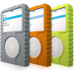XtremeMac XTREMEMAC IPV-TW3-23 TuffWrap for iPod video (30GB; 3 Pack Gray, Lime, Orange)