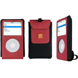 XtremeMac MicroGlove for iPod with video - Slide Insert - Neoprene - Black, Red