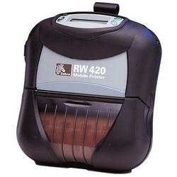 ZEBRA - MOBILE Zebra RW 420 Network Thermal Receipt Printer - Direct Thermal - 203 dpi - Serial, USB (R4A-0UBA000N-L1)