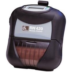 ZEBRA - MOBILE Zebra RW 420 Network Thermal Receipt Printer - Monochrome - Direct Thermal - 203 dpi - Serial, USB