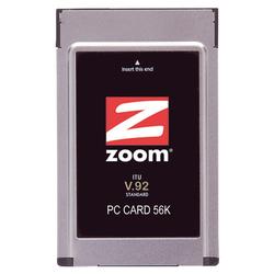 ZOOM TELEPHONICS Zoom 3075 56K V.92 PC Card Plus Modem - PCMCIA - 1 x RJ-11 - 56 Kbps