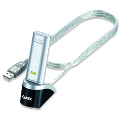 ZYXEL Zyxel 802.11g USB 2.0 Wireless Adapter with Cradle