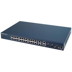 ZYXEL Zyxel ES-3124 4-Port Layer 2+ Fast Ethernet Managed Switch - 24 x 10/100Base-TX LAN, 2 x 1000Base-T