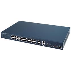 ZYXEL Zyxel ES-3124 4-Port Layer 2+ Fast Ethernet Managed Switch - 24 x 10/100Base-TX LAN, 2 x 1000Base-T