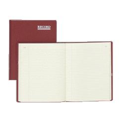 Rediform Office Products record-ruled book with margin, 150 page, 10-3/8 x8-3/8 , red (RED57211)