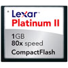 Lexar Media 1 GB Platinum II 80X CompactFlash Card