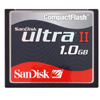 SanDisk 1 GB Ultra II CompactFlash Card