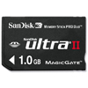 SanDisk 1 GB Ultra II Memory Stick PRO Duo Card