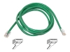 Belkin Inc 100FT CAT5E PATCH CABLE-RJ45M/RJ45M GRN