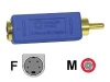 CABLES TO GO 13051 Bi-Directional RCA to S-Video Adapter