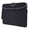 Mobile Edge 15.4-Inch SlipSuit Notebook Sleeve - Black/Platinum Trim - Fits Notebooks of Screen Sizes Up to 17-inch
