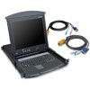 ATEN Technology 16-Port KL1116M Hideaway 17-inch LCD Dual Rail Console KVM Switch with 2L5202P and 2L5203P KVM Cables