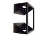 Belkin Inc 19in WALLMOUNT SWINGAWAY RACK 36in Hx18in D,BLACK