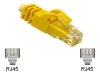 CABLES TO GO 1FT CAT 6 PATCH CABLE YELLOW RJ45M/M 550MHZ SNAGLESS