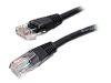 StarTech.com 1FT CAT6 BLACK 550MHZ GIGABIT MOLDED PATCH CABLE