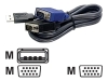 TRENDnet 2-in-1 USB KVM Adapter Cable - 10.17 ft