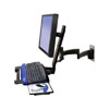 Ergotron 200 Series Combo Arm - Black