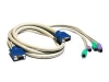 CABLES TO GO 3 In 1 KVM CABLE HDDB15 M/M PS/2 - 8ft