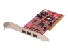 SIIG 3-Port FireWire 800 PCI Adapter RoHS Compliant