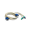 CABLES TO GO 3-in-1 Universal Hi-Resolution PS/2 / VGA KVM Cable 10 ft