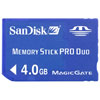SanDisk 4 GB Memory Stick PRO Duo Card