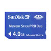 SanDisk 4 GB Memory Stick Pro Duo Memory Card