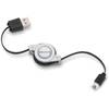 Belkin Inc 5-Pin Mini-B Retractable Hi-Speed USB 2.0 Cable - 3 ft