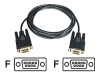 TrippLite 6FT NULL MODEM CABLE-DB9F TO DB9F GOLD