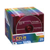Verbatim Corporation 700 MB 52X CD-R - 25-Pack in Matching Color Slim Cases