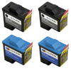 DELL 720 4-Pack: 2 Standard Capacity Black / 2 Standard Capacity Color Ink. ( Series 1 )