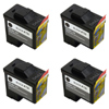 DELL 720 4-Pack: 4 Standard Capacity Black Ink ( Series 1 )