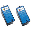 DELL 725 2-Pack: 2 Color Ink Cartridges (Also Prints Black) ( Series 6 )