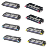 DELL 8-Pack: 6x 4,000-Page Standard Yield Cyan / Magenta / Yellow Toner, 2x 5,000-Page Standard Yield Black Toner for Dell 3110cn