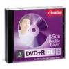 Imation 8.5 GB 2.4X DVD Double Layer Media with Jewel Cases 3-Pack