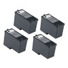 DELL 966 4-Pack: 4 High Capacity Black Ink ( Series 7 )