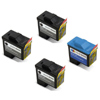 DELL A920 4-Pack: 3 Black / 1 Color Ink ( Series 1 )
