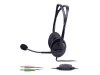 CYBER ACOUSTICS AC-400 Binaural Headset with Boom Microphone