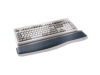 Fellowes Adjustable Gel Wrist Rest - Graphite/Platinum