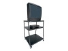 Bretford Manufacturing Inc. BB44-M4 Basics Wide-Body TV Cart