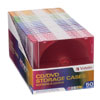 Verbatim Corporation CD/DVD Color Slim Cases - 50 Pack