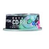 TDK Systems CD-RW, 80 Minute, 700MB, 4X (25-Pack Spindle)