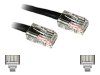 CABLES TO GO Cables To Go CAT5e Black Assembled Patch Cable-3ft