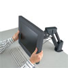 Kensington Flat Panel Desk Mount Monitor Arm - Black