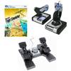 Microsoft Corporation Flight Simulator X Deluxe / Pro Flight Rudder Pedals / X52 Flight Control System Bundle