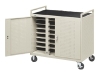 Bretford Manufacturing Inc. LAP24EBA-GM 24-Unit Assembled Notebook Storage Cart with 5-inch Casters / Rear Electrical Unit