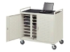 Bretford Manufacturing Inc. LAP24EFR-GM 24-Unit Notebook Storage Cart with 5-inch Casters / Electrical Unit