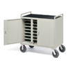 Bretford Manufacturing Inc. LAP24EULFR-GM 24-Unit Notebook Cart with 5-inch Casters